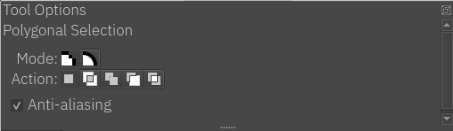 Polygonal selection options